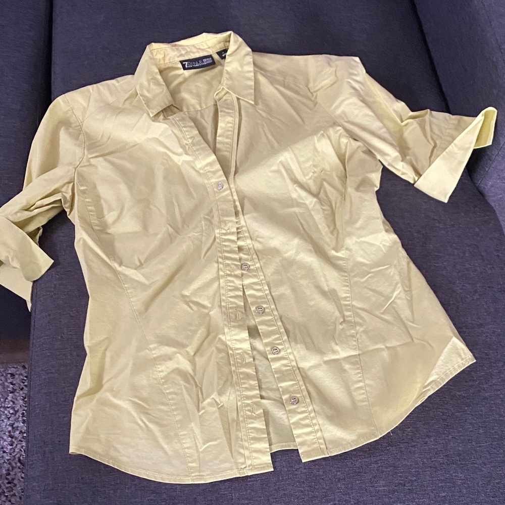 Yellow Button Down Shirt